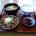手打ちうどん 山崎屋食堂 - うどん定食ご飯ﾐﾆ