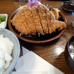 とんかつ家 比呂野 - とんかつ定食（大）