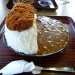 手打ちうどん 山崎屋食堂 - ｶﾂｶﾚｰ普通盛
