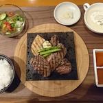 Meat cafe Futariya - 日替わり３種のお肉の盛り合わせ