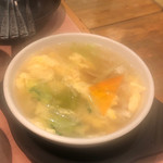 焼肉問屋 牛蔵 - 卵スープ