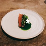 Amass - 料理写真:★9 Mackerel, Green Beans, Turnips, Coriander