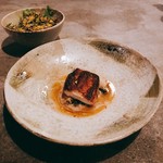 Amass - ★7.5Smoke Chicken, Walnut, Miso Butter Salads, Grilled Spring Onion, Cured Egg Yolk