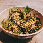 Amass - ★7.5Smoke Chicken, Walnut, Miso Butter Salads, Grilled Spring Onion, Cured Egg Yolk
