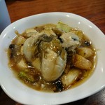 台湾中華 東明飯店 - 牡蠣の豆鼓醤炒め