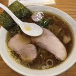 白河手打中華 賀乃屋 - 手打中華そば 700円