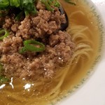 麺屋 六感堂 - ★元祖★ 焼き茄子清湯＋そぼろあんかけ増し