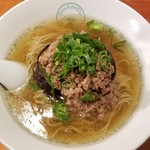 麺屋 六感堂 - ★元祖★ 焼き茄子清湯＋そぼろあんかけ増し