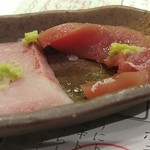 魚と酒 はなたれ 新橋店 - 鰤、本鮪