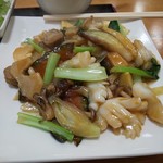 中国四川料理 仁 - イカのカキソース炒め