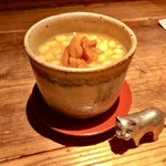 酒井商会 - 雲丹ととうもろこしの茶碗蒸し