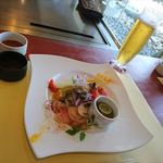 ステーキハウス 秀 - 本日のオードブルサラダ　2019.9