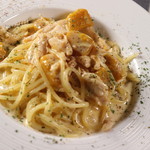 BEEF×ITALIAN Montare - その他写真:B 蒸し鶏とカボチャのクリームパスタ