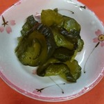 大龍 - 福神漬け代わりのキュウリ漬け