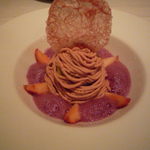 ルカンケ - イチゴのモンブラン