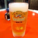 萬福飯店 - 生ビール、一番搾り