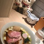 麺屋一燈 - 一燈式江戸東京拉麺（プレ）＋半熟煮玉子