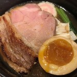 麺屋一燈 - 一燈式江戸東京拉麺（プレ）＋半熟煮玉子＋ライス