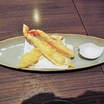 個室割烹 北のゆうや - ずわい蟹天麩羅