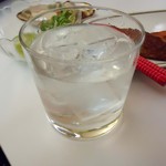 飲み処 ばっかす - 黒糖焼酎「朝日」。