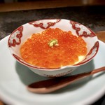 大どころ - ◆生いくら醤油漬けが盛られた「茶碗蒸し」