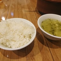 個室中華 頤和園 溜池山王店 - ご飯とスープ