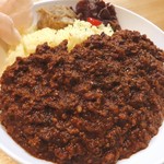 ナマステ堂 - 同僚の地獄キーマカレー大盛り♪ ごはんは400g