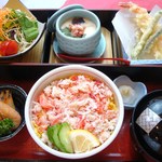 Kani Tsuu - ランチ平日限定　ちらし御膳　　　　　　1600円