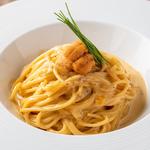 MINOH RIS CAFE - 10月～秋冬メニュー：ウニの濃厚パスタ