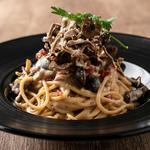 MINOH RIS CAFE - 10月～秋冬メニュー：ポルチーニ茸のクリームパスタ
