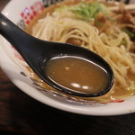 うだつ食堂 - 中華そばのスープ