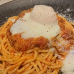 Pasta Stand KINO - ボロネーゼと温泉卵1300円(税別)