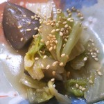 ミルクランド - ★白菜と秋茄子の醤油煮
秋茄子と白菜によく味が染み込んだあっさり味の醤油煮
振り掛けられた胡麻も香ばしくて良いアクセント