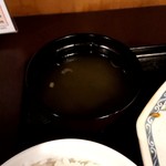 青山ふーちん - スープ付き。