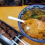 蘭州拉麺店 火焔山 - 料理。