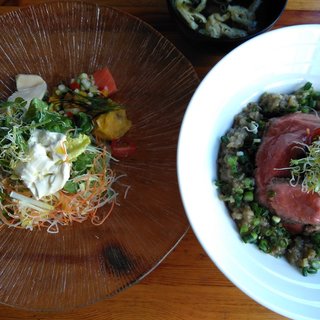 赤城山麓牛極上ローストビーフ丼は絶品!!