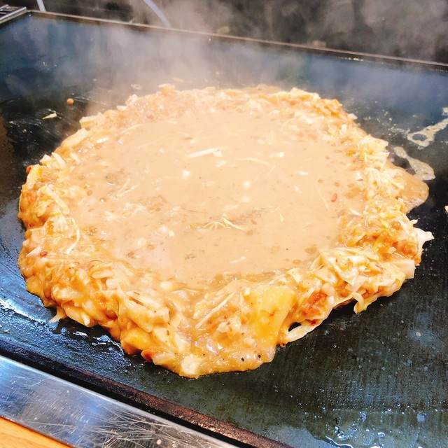 もんじゃ麦 長堀橋店 長堀橋 もんじゃ焼き 食べログ