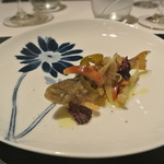 リストランテ カノフィーロ - ヤマメ新子のエスカベーチェ