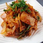 赤羽籠太 - 料理写真:太麺!!焼そば 特製焼きそばナポリタン 680円
