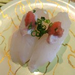 廻鮮寿司 塩釜港 - 活〆カワハギ。絶品でした！