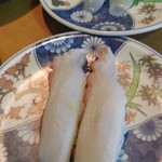 廻鮮寿司 塩釜港 - タコ。相変わらずウメー( *´艸)