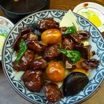 とんかつ力 - 鳥もつ丼(2012/02/16撮影)