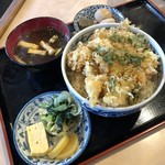 よし乃 - 海老かき揚げ天丼（2019年9月）