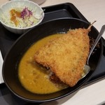 松のや - ささみかつスパイシースープカレー＋アジフライ