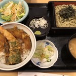 くいどころ里味 - 天丼、ざる蕎麦セット