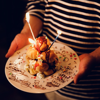 誕生日などに！プチシュータワーでとっておきのサプライズを♪