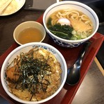 Ebisuya - かつ丼セット（1000円）