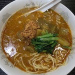 桃天花 - カレー坦々麺￥850