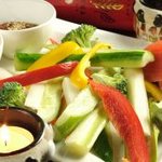 屯茶屋 - 有機野菜のサラダ