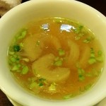 中国麺飯 勇 - カブのスープ